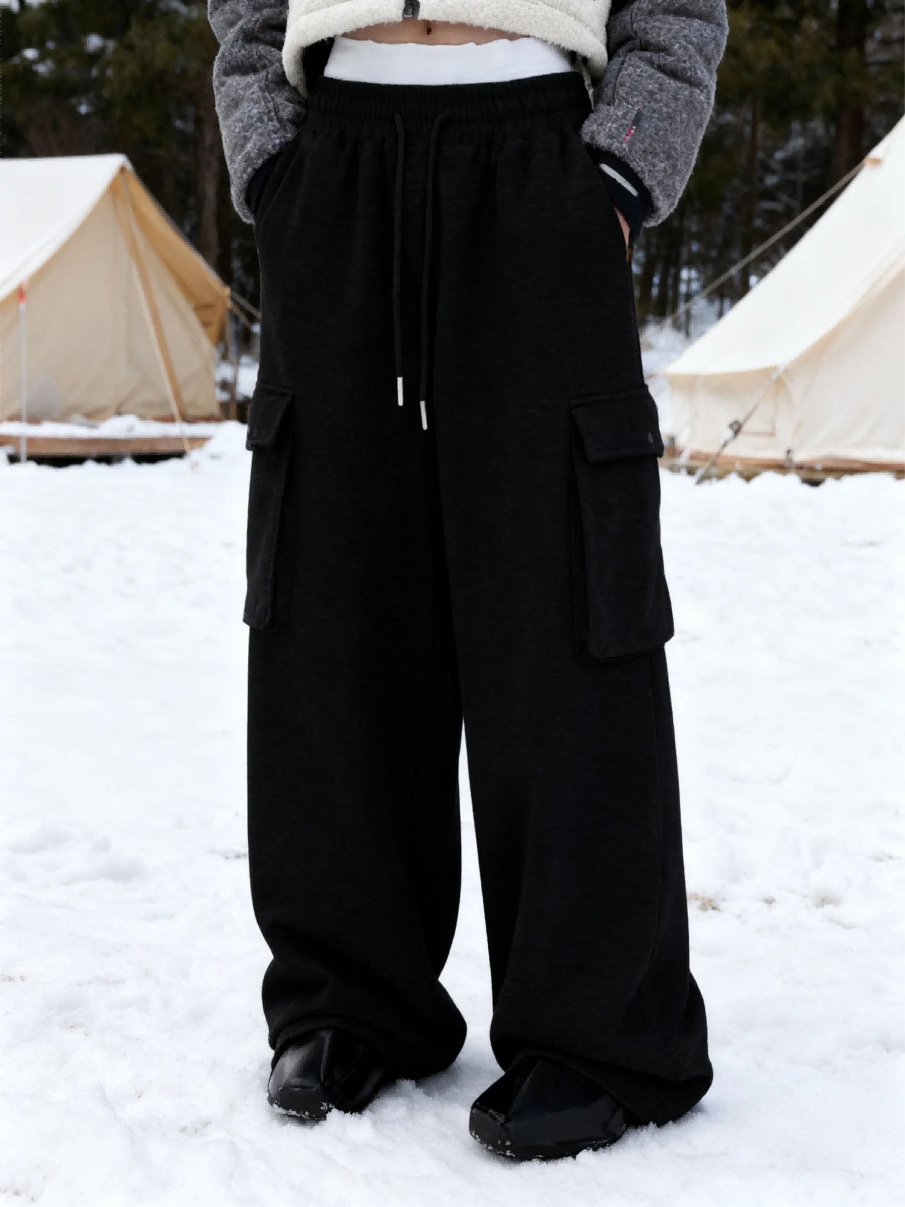 Pantalon Cargo Homme Oversize - Jogging Streetwear Casual Grande Taille